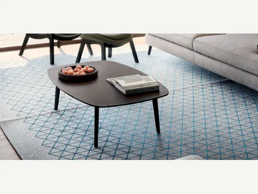 Tavolino ellittico Abrey di Calligaris