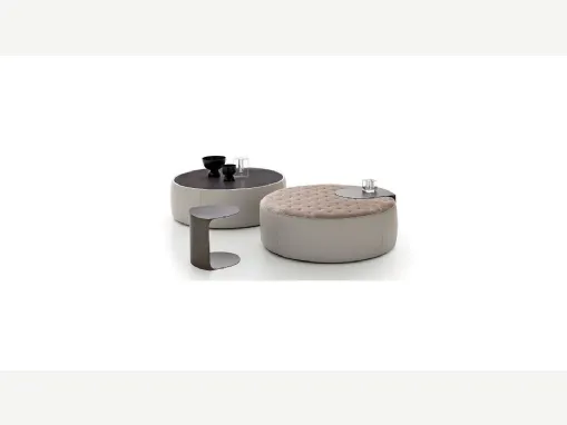 Pouf Clip Set in tessuto di Ditre Italia