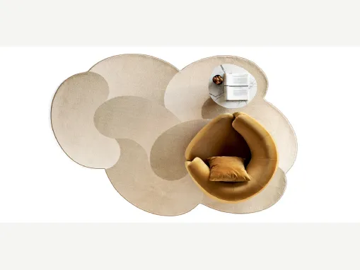 Tappeto dal design originale Curved di Calligaris