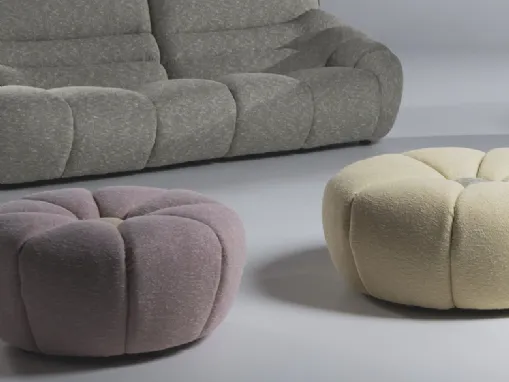 Pouf in tessuto Daisy di Calia
