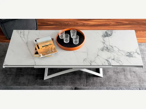 Tavolino allungabile e regolabile Dakota di Calligaris