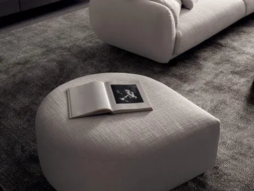 Pouf Drop in tessuto di Presotto