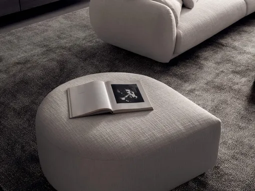 Pouf Drop in tessuto di Presotto