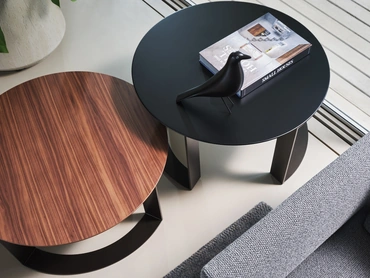 Tavolino Otto Coffee effetto legno o laccato di Twils