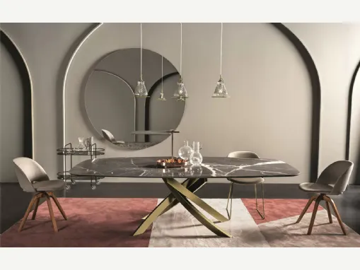 Lampada a sospensione Funky in vetro soffiato di Bontempi
