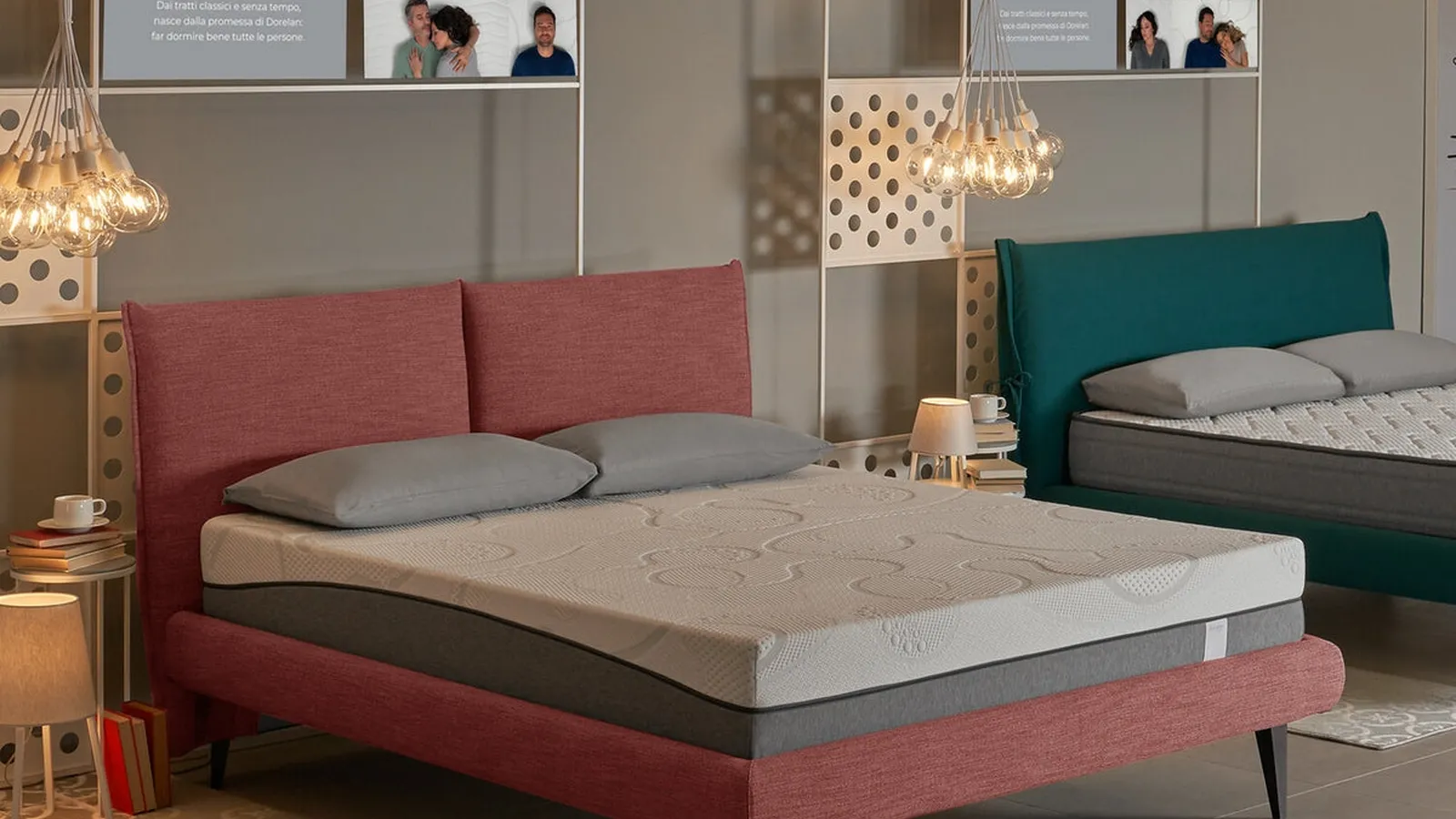 Materasso a molle e myform Corallo di Dorelan