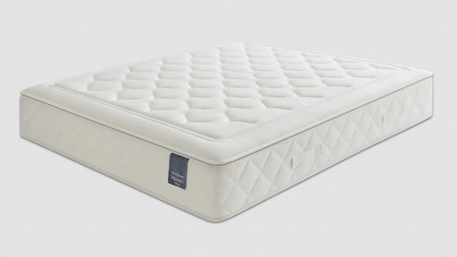 Materasso Evo De Luxe a molle insacchettate e soya memory di Manifattura Falomo