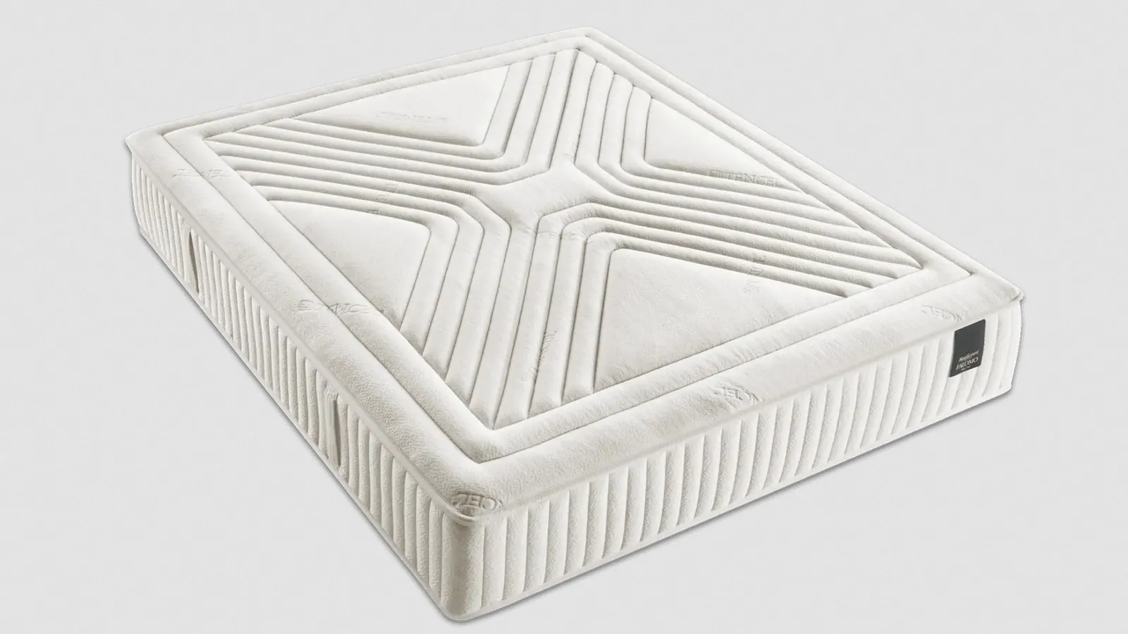 Materasso ibrido a molle insacchettate e bonnel Magritte di Manifattura Falomo