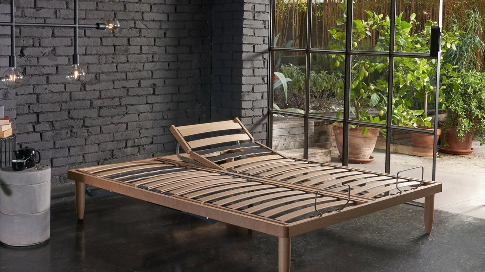 Rete in legno Natural 68 Elettrica di Dorelan