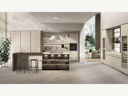 Aliant 1 Travertino | Pomice | Rovere cacao