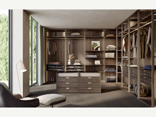Cabina Armadio Prestige Royal Brown di Olivieri