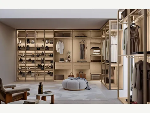 Cabina Armadio Prestige Champagne di Olivieri