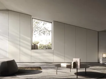 Armadio Even con ante battenti per mansarde di Alf Da Frè