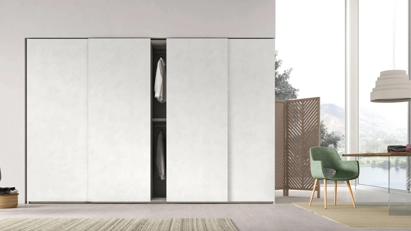 Armadio Liscia Anta scorrevole di Maronese