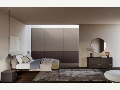 Armadio Diamante Cappuccino e Rovere di Olivieri