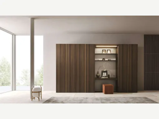 Armadio con ante battenti Sketch in Rovere di Presotto