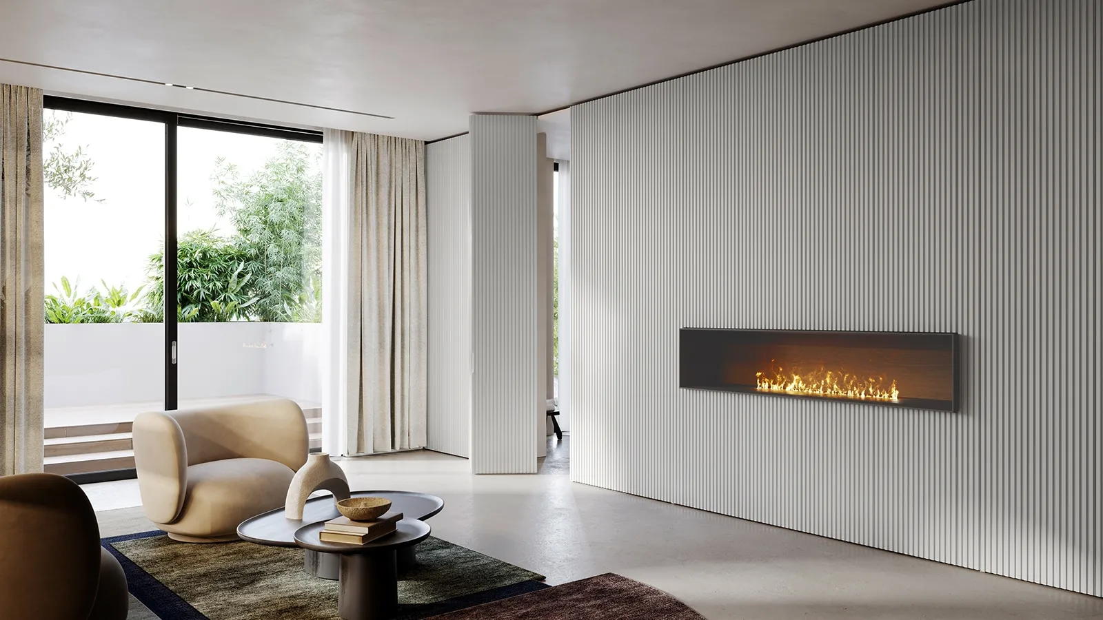 Armadio con porte a soffietto Style Quarzo di Olivieri