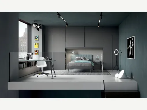 Cameretta Alpha Armadio a Ponte C09 di Doimo Cityline