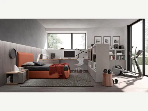 Cameretta componibile Generazione Z Composizione C01 di Doimo Cityline
