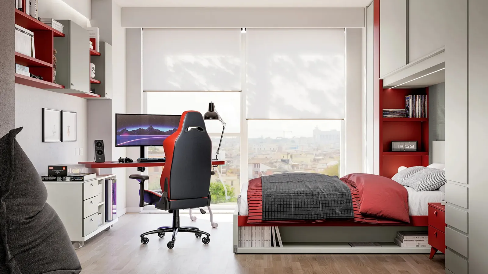 Cameretta a ponte Layout 05B di Doimo Cityline