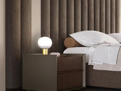 Comodino Dress Code Rovere Moka di Olivieri