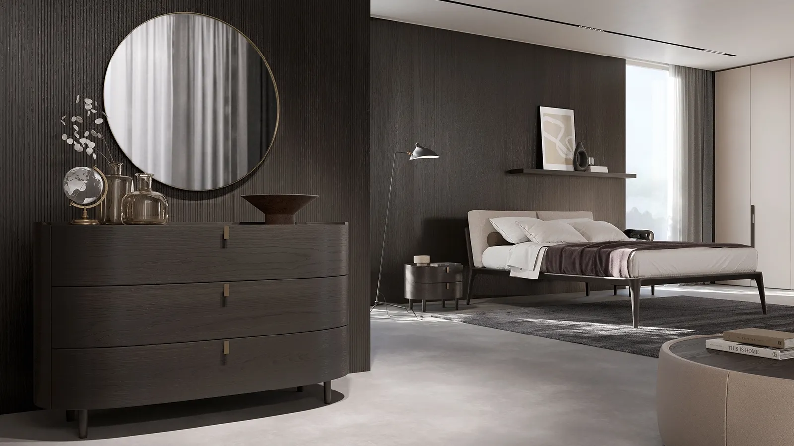 Gruppo Notte in rovere Kalè di Olivieri