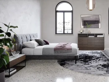 Gruppo Notte Square in legno e metallo di Novamobili