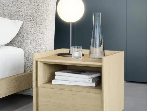 Comodino in rovere Tetris di Novamobili
