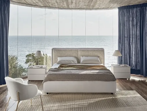 Letto con testiera Dolly di Calligaris