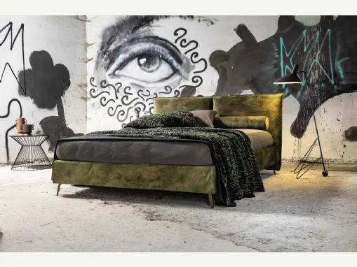 Letto con testiera Gaber di Veneran