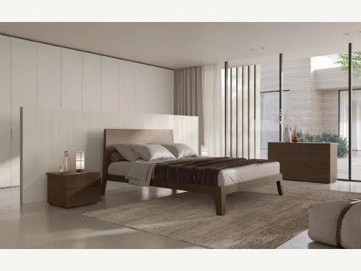 Letto Leonardo in Rovere Visone di Olivieri