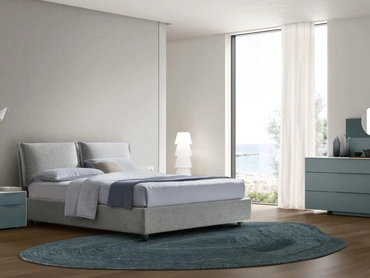 Letto imbottito Lola con contenitore di Maronese