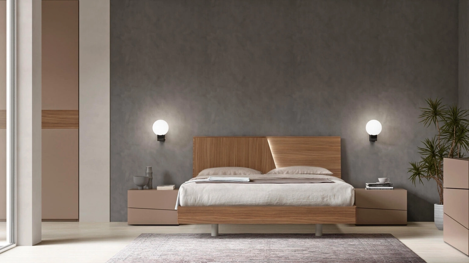 Letto Slide con testiera di Maronese
