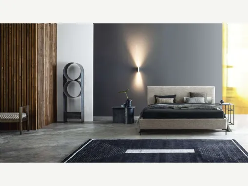 Letto in tessuto con testiera Max Alto di Twils