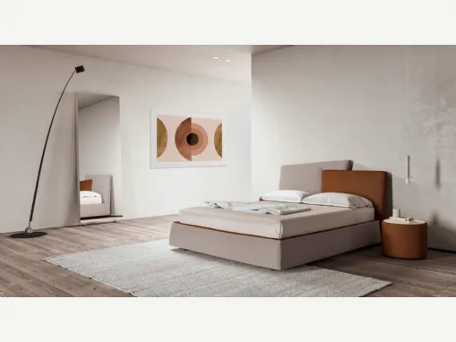 Letto con testiera Meeting up di Presotto