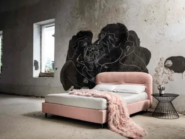 Letto in tessuto Noah di Veneran