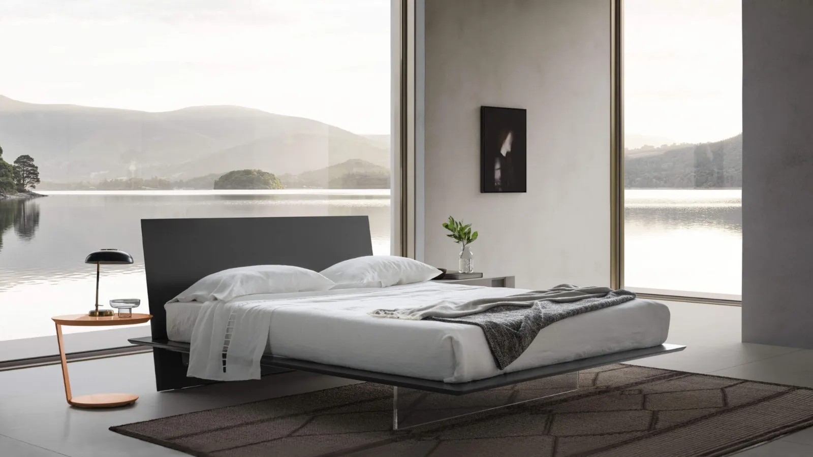 Letto con testiera Plana di Presotto
