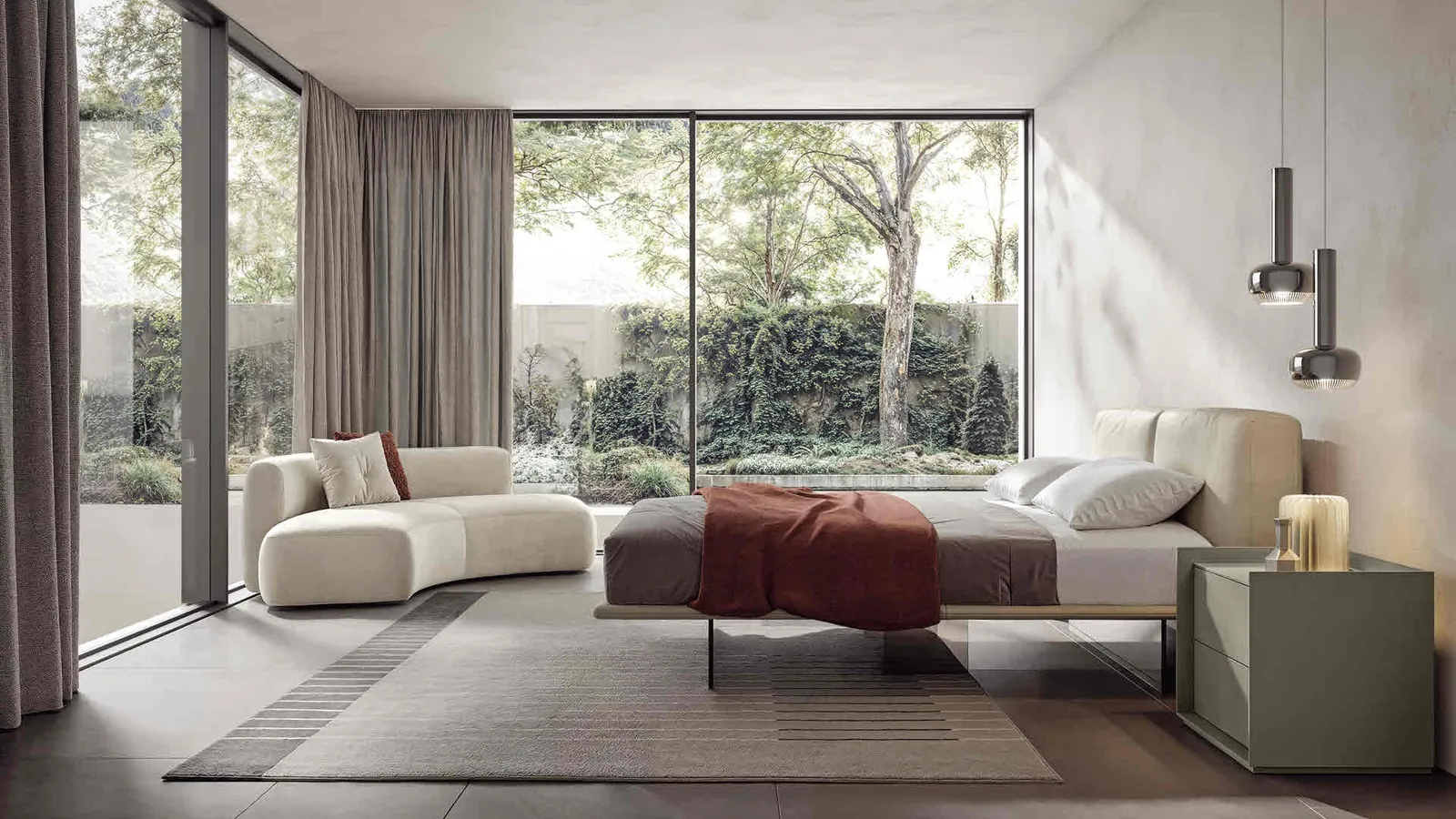 Letto in pelle Poke di Veneran