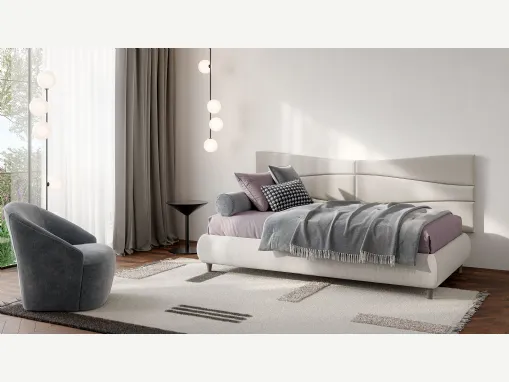Letto singolo Boiserie Flute di Twils