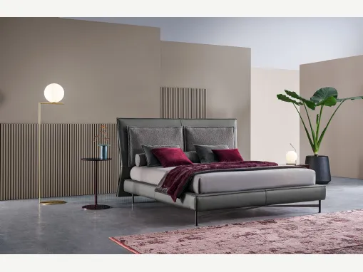 Letto con testiera SP2802 Basso di Twils