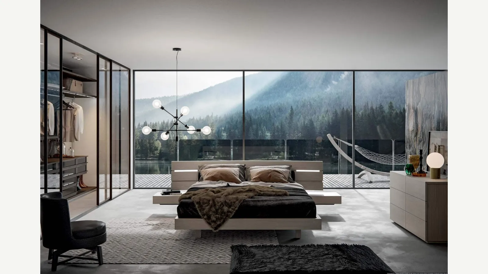 Letto con box contenitore Work di Veneran