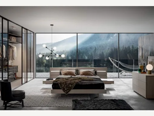 Letto con box contenitore Work di Veneran