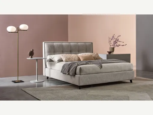 Letto in tessuto imbottito Venus Clou di Twils