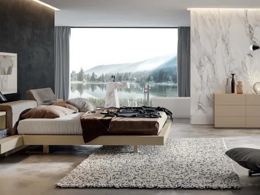 Letto Venus con box contenitore di Veneran