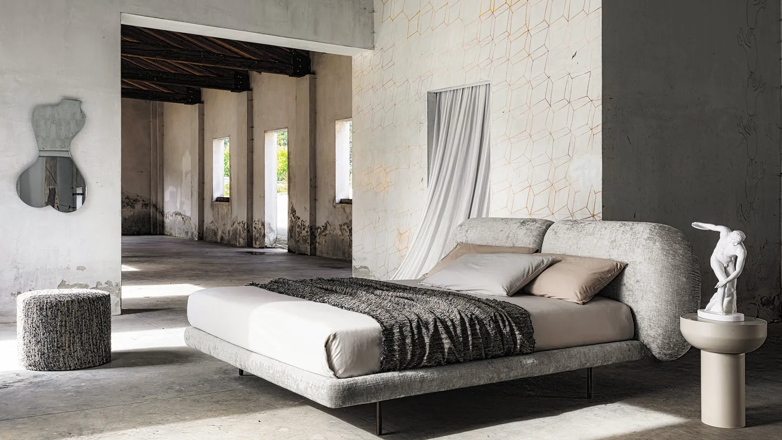 Letto imbottito Vogue di Veneran