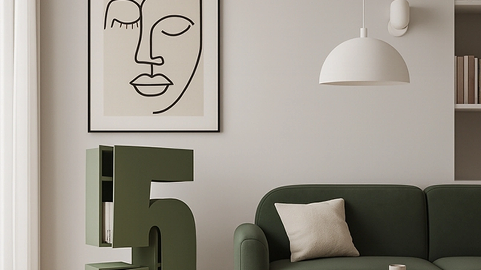 Libreria Numero Contenitore di Voltan