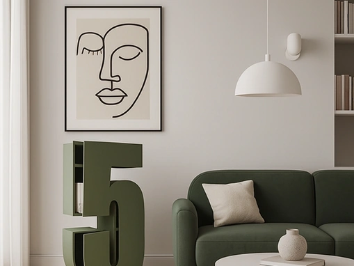 Libreria Numero Contenitore di Voltan