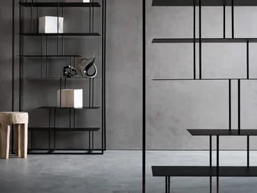 Libreria in metallo Tower di Presotto