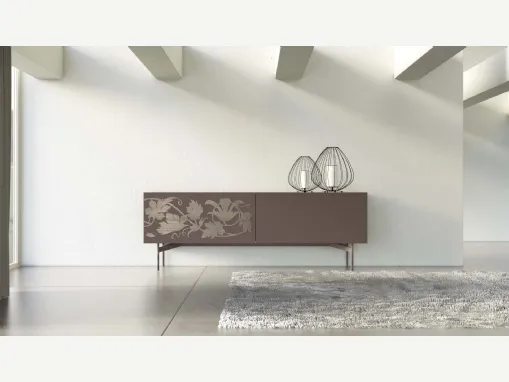 Madia Bassorilievo 37 finitura legno di Quercia di Voltan