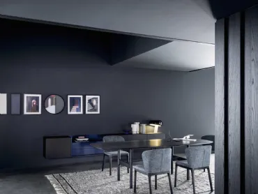 Mobile sospeso Box 18 in legno di Novamobili